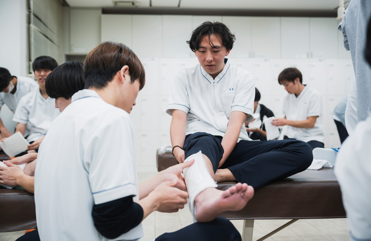 柔道整復実技 固定法